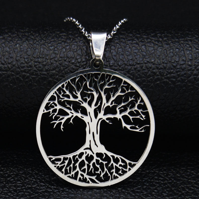 Collier Pendentif Quartz Cristal Naturel à Point de Guérison