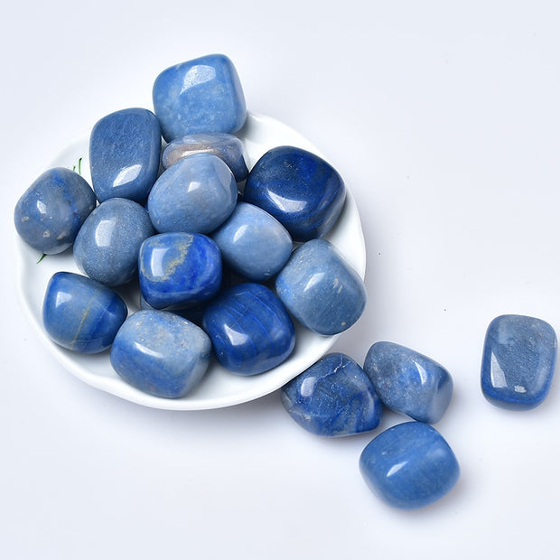 quartz bleu roulé