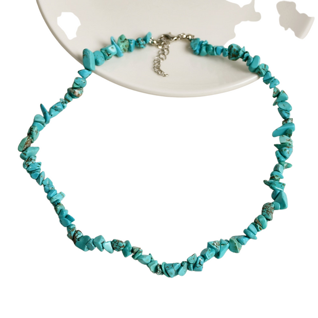 Collier Diamant Or Rose et Turquoise Lucky Move | 11649-PG Collier Diamant Or Rose et Turquoise Lucky Move | 11649-PG